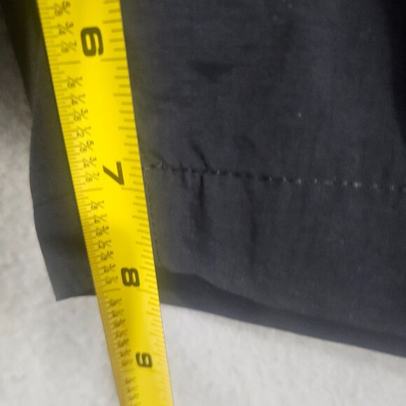 New L.L. Bean L Ripstop Tech Short Black Nylon Casual 8" Shorts UPF+ - Picture 6 of 7